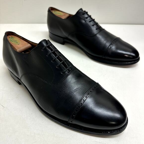 EXCELLENT Crockett & Jones x Polo Ralph Lauren Cap Toe Oxford UNWORN HEELS 11 E - Picture 5 of 15